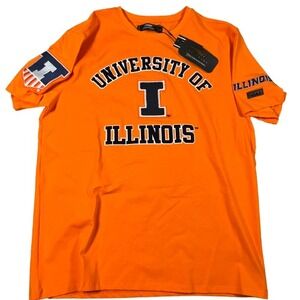 Pro Standard Mens Large‎ Orange University Of Illinois Fighting Illini Tees NWT